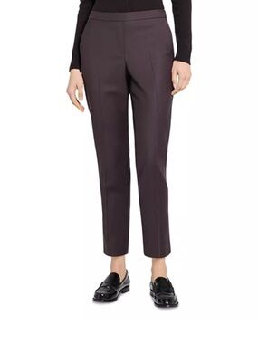 Theory Sleek Flannel Treeca Pull On Pant made in Vietnam